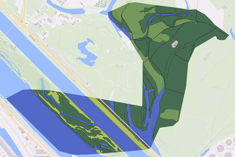 Kartenvorschau des Bodenverbrauchs der KG Landjägermeisteramt