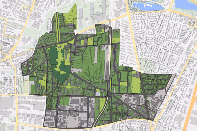 Kartenvorschau des Bodenverbrauchs der KG Erlaa