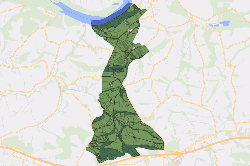 Kartenvorschau des Bodenverbrauchs der KG Igelschwang