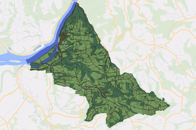 Kartenvorschau des Bodenverbrauchs der KG Kollmitzberg