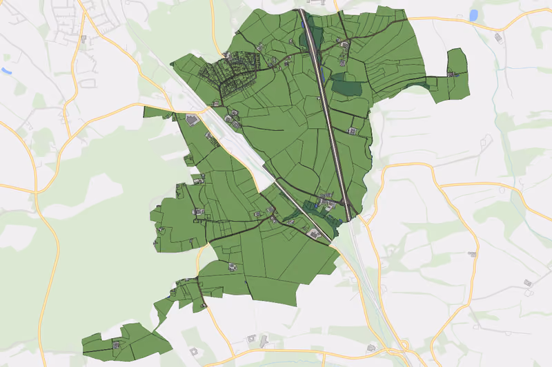 Kartenvorschau des Bodenverbrauchs der KG Holzleiten