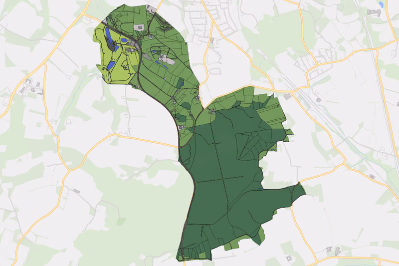 Kartenvorschau des Bodenverbrauchs der KG Salaberg