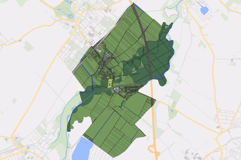 Kartenvorschau des Bodenverbrauchs der KG Landegg