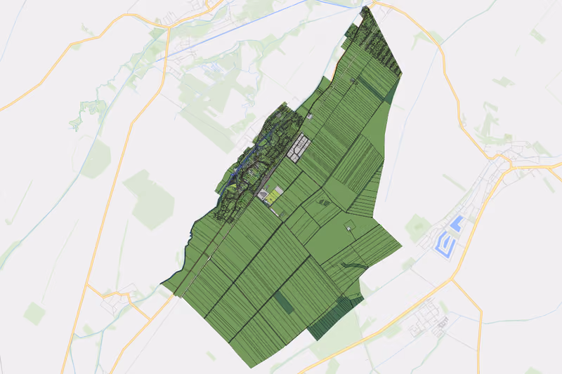 Kartenvorschau des Bodenverbrauchs der KG Mitterndorf