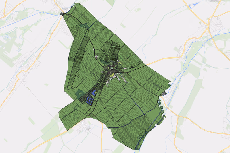 Kartenvorschau des Bodenverbrauchs der KG Reisenberg