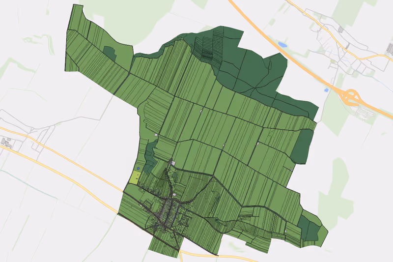 Kartenvorschau des Bodenverbrauchs der KG Stixneusiedl