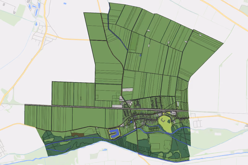 Kartenvorschau des Bodenverbrauchs der KG Trautmannsdorf
