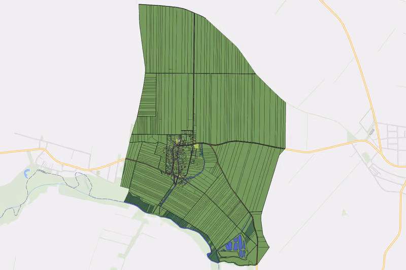 Kartenvorschau des Bodenverbrauchs der KG Schönabrunn