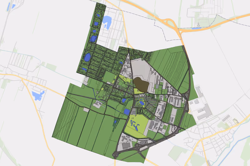 Kartenvorschau des Bodenverbrauchs der KG Leopoldsdorf