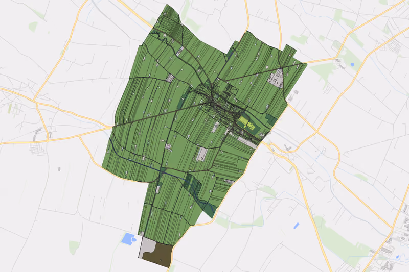 Kartenvorschau des Bodenverbrauchs der KG Reyersdorf