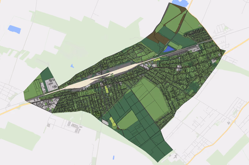 Kartenvorschau des Bodenverbrauchs der KG Straßerfeld