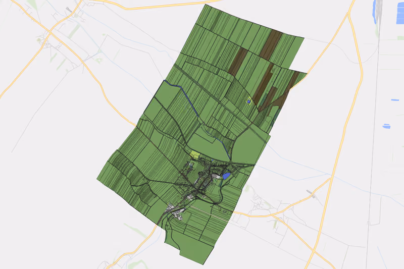 Kartenvorschau des Bodenverbrauchs der KG Niederabsdorf