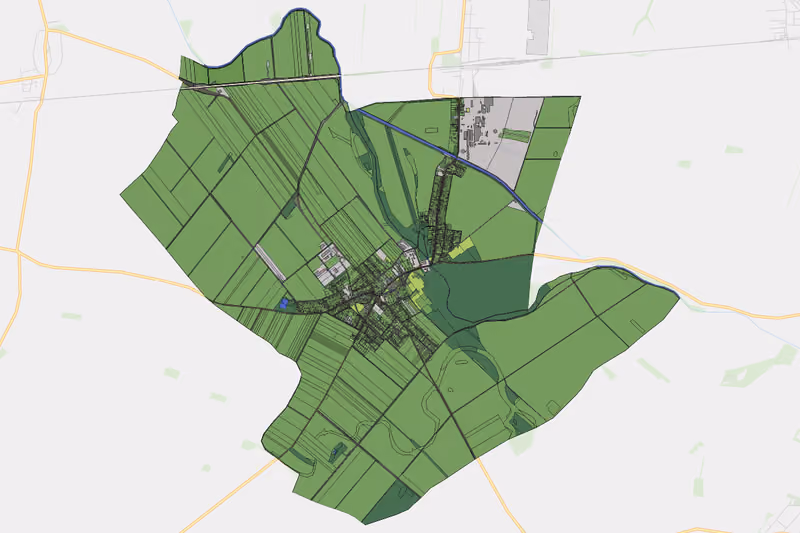 Kartenvorschau des Bodenverbrauchs der KG Leopoldsdorf im Marchfelde