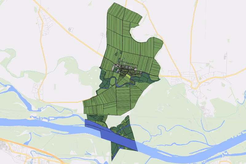 Kartenvorschau des Bodenverbrauchs der KG Mannsdorf