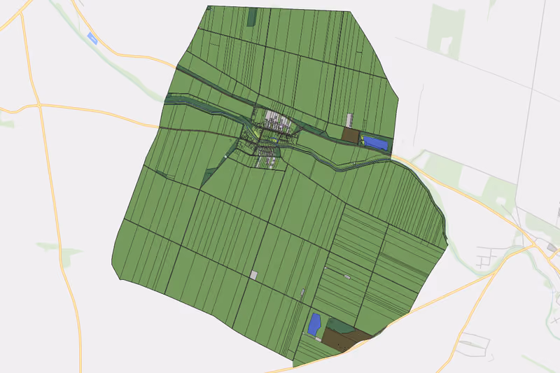 Kartenvorschau des Bodenverbrauchs der KG Parbasdorf