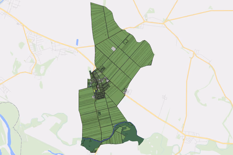 Kartenvorschau des Bodenverbrauchs der KG Probstdorf
