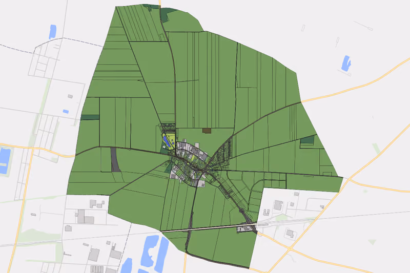 Kartenvorschau des Bodenverbrauchs der KG Raasdorf