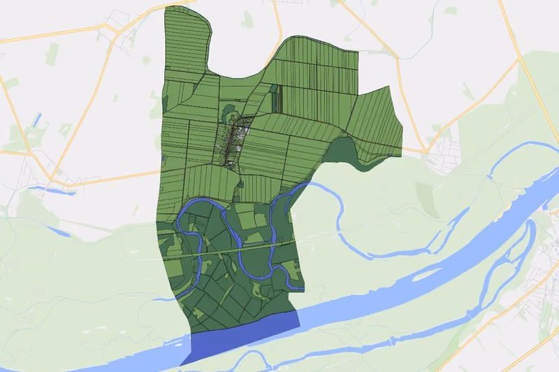 Kartenvorschau des Bodenverbrauchs der KG Witzelsdorf