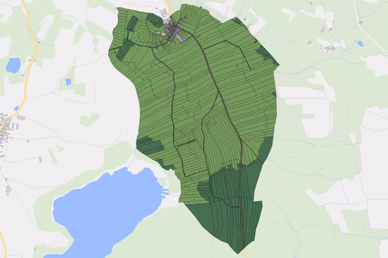 Kartenvorschau des Bodenverbrauchs der KG Guttenbrunn
