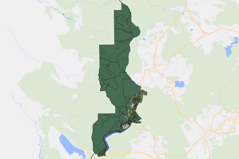 Kartenvorschau des Bodenverbrauchs der KG Nagelberg