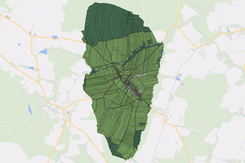 Kartenvorschau des Bodenverbrauchs der KG Süssenbach