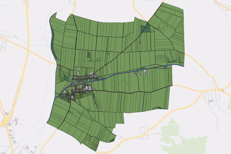 Kartenvorschau des Bodenverbrauchs der KG Aspersdorf