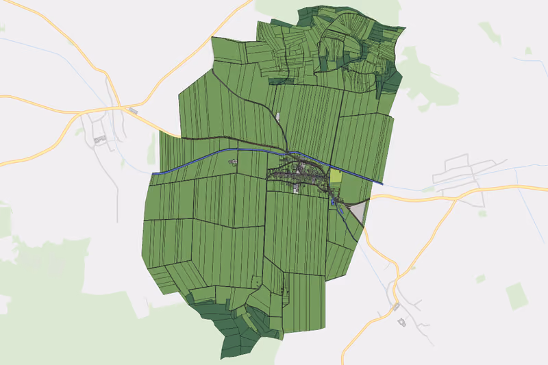 Kartenvorschau des Bodenverbrauchs der KG Eggendorf im Thale