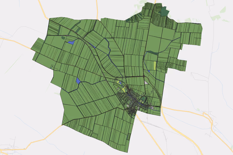 Kartenvorschau des Bodenverbrauchs der KG Guntersdorf