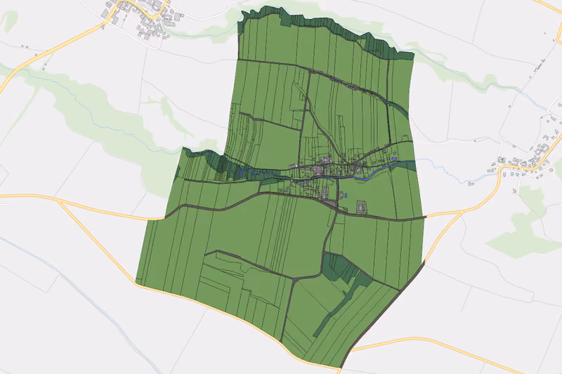 Kartenvorschau des Bodenverbrauchs der KG Baierdorf