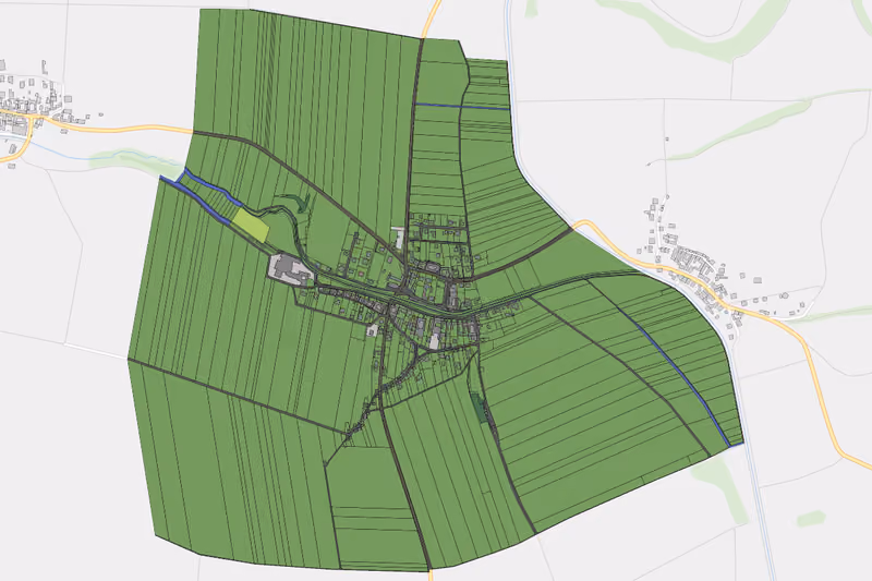 Kartenvorschau des Bodenverbrauchs der KG Gettsdorf