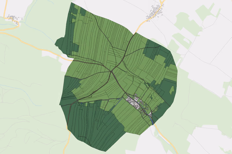 Kartenvorschau des Bodenverbrauchs der KG Kleinburgstall