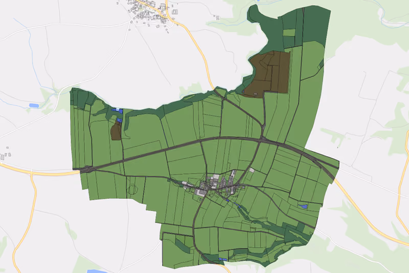 Kartenvorschau des Bodenverbrauchs der KG Atzelsdorf