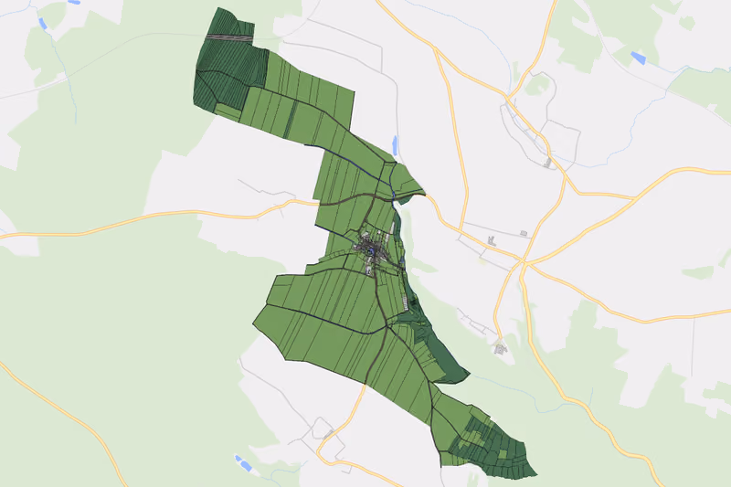 Kartenvorschau des Bodenverbrauchs der KG Nödersdorf