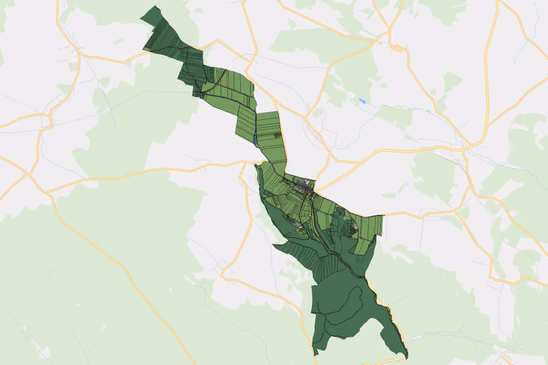 Kartenvorschau des Bodenverbrauchs der KG Pernegg