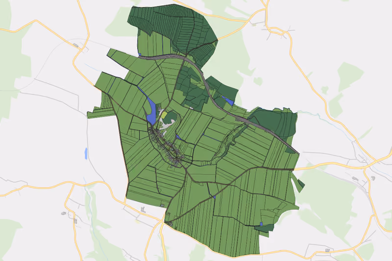 Kartenvorschau des Bodenverbrauchs der KG Raisdorf
