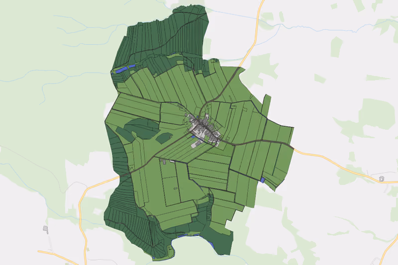 Kartenvorschau des Bodenverbrauchs der KG Rothweinsdorf