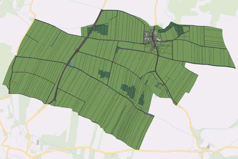 Kartenvorschau des Bodenverbrauchs der KG Tautendorf bei Röhrenbach