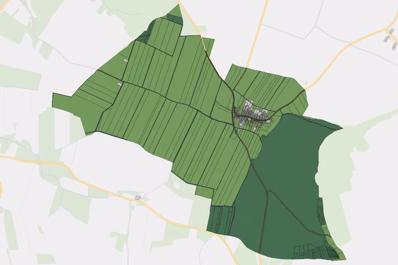 Kartenvorschau des Bodenverbrauchs der KG Kleinullrichschlag