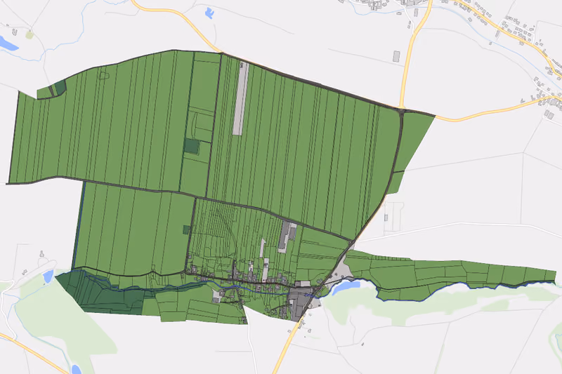 Kartenvorschau des Bodenverbrauchs der KG Gauderndorf
