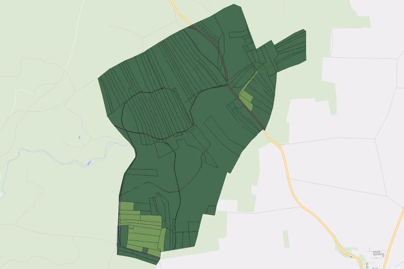 Kartenvorschau des Bodenverbrauchs der KG Geiersdorf