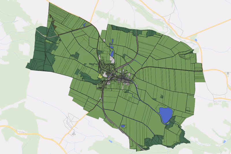 Kartenvorschau des Bodenverbrauchs der KG Kleinmeiseldorf