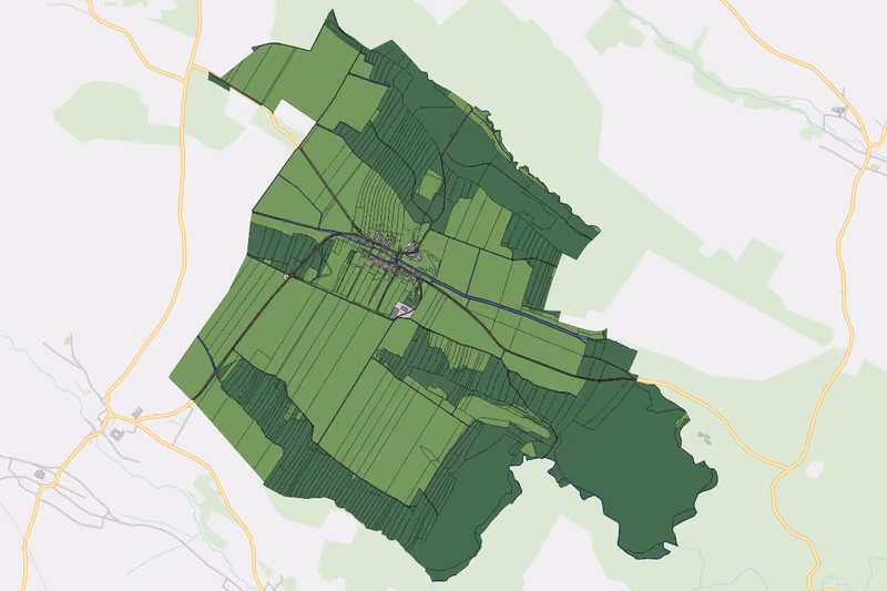 Kartenvorschau des Bodenverbrauchs der KG Röhrawiesen