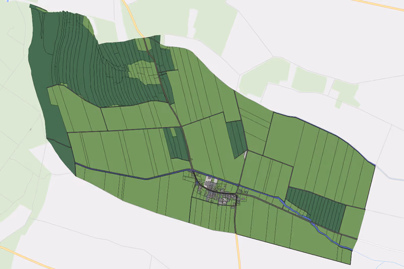Kartenvorschau des Bodenverbrauchs der KG Rassingdorf
