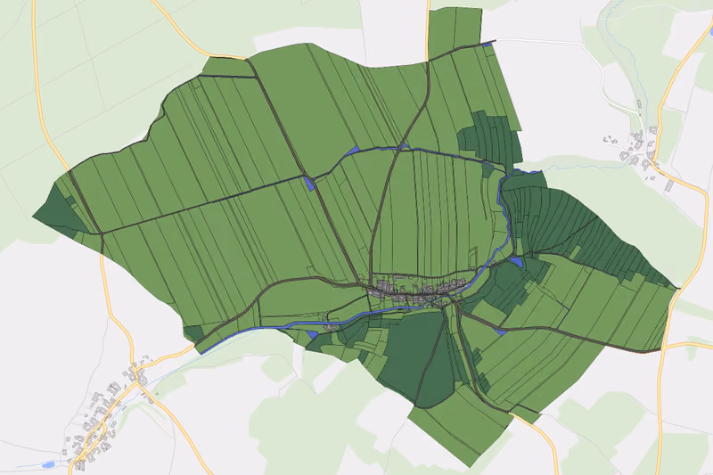 Kartenvorschau des Bodenverbrauchs der KG Schiermannsreith