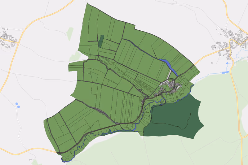 Kartenvorschau des Bodenverbrauchs der KG Oberthumeritz