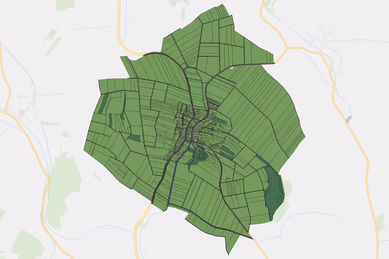 Kartenvorschau des Bodenverbrauchs der KG Kleinebersdorf