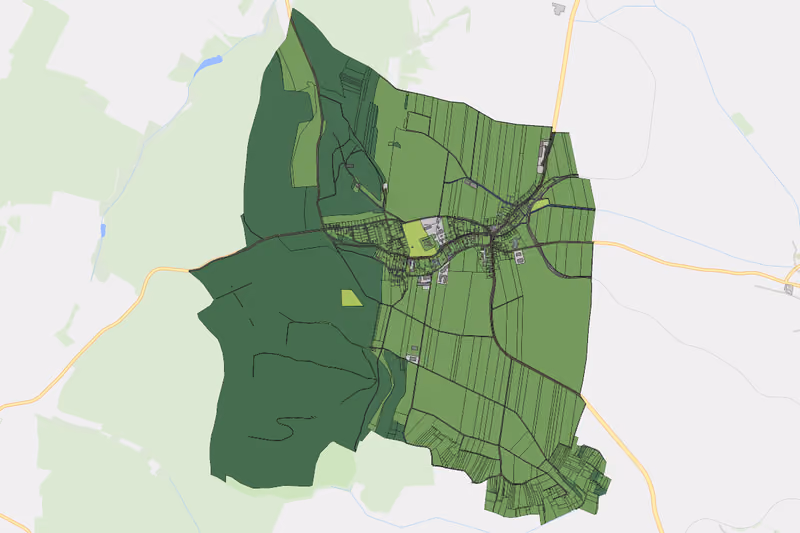 Kartenvorschau des Bodenverbrauchs der KG Karnabrunn