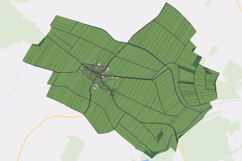 Kartenvorschau des Bodenverbrauchs der KG Lachsfeld