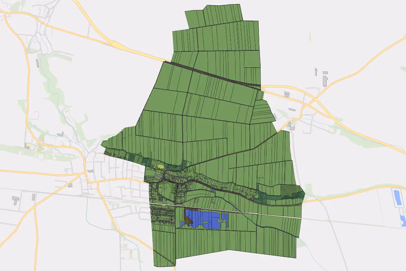 Kartenvorschau des Bodenverbrauchs der KG Goldgeben