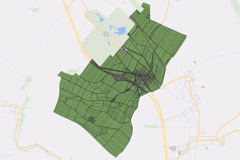 Kartenvorschau des Bodenverbrauchs der KG Obermallebarn